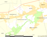 Map commune FR insee code 14707